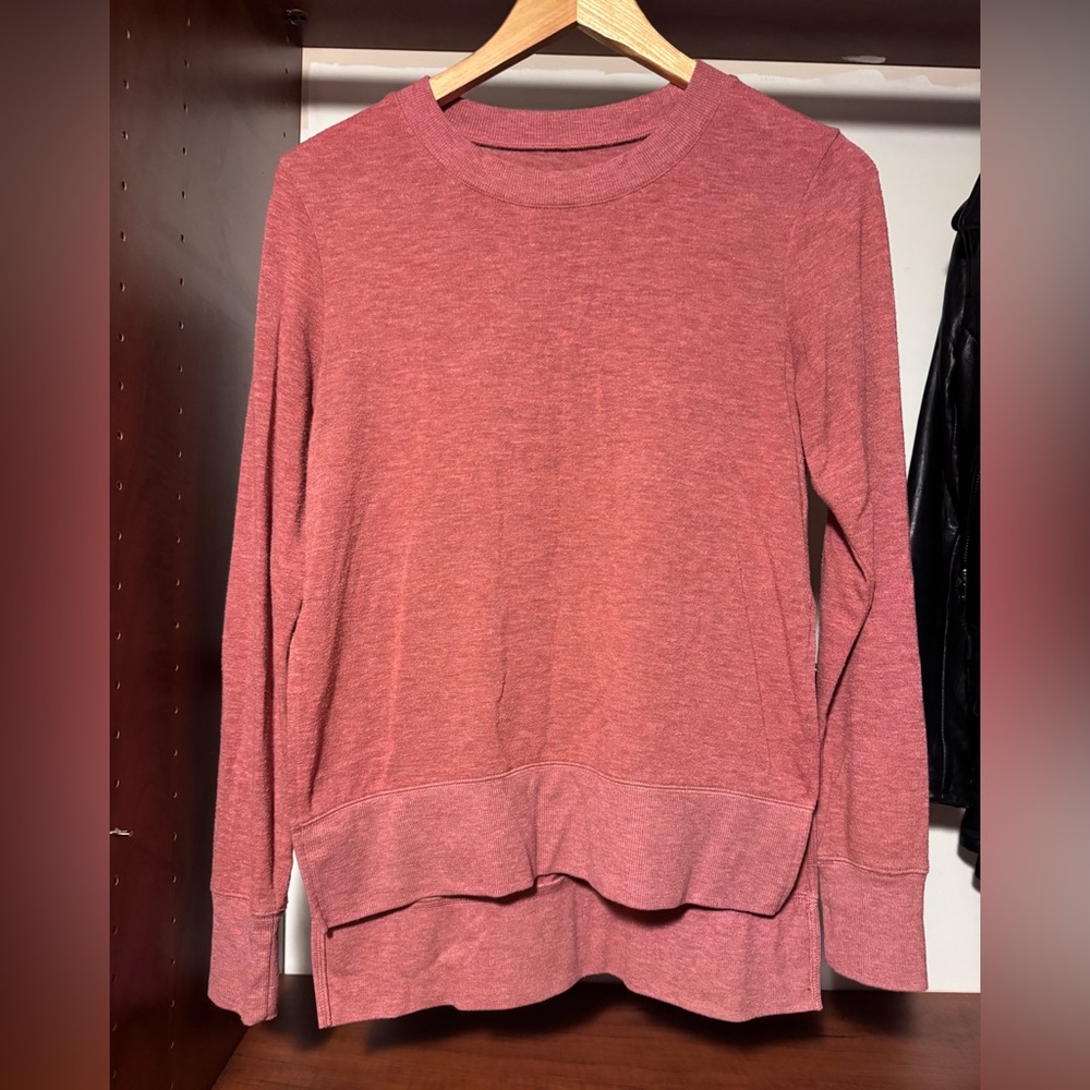 ALO Yoga Dusty Rose Knit Top